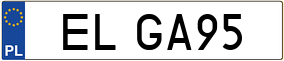 Truck License Plate